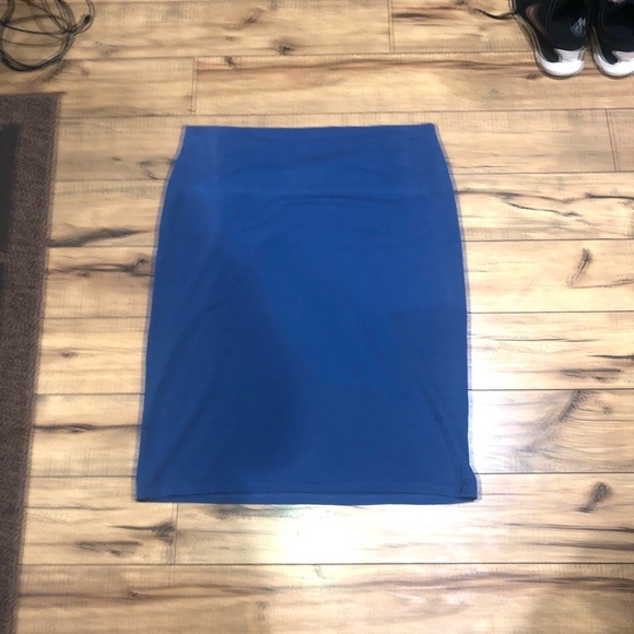 Belly Basics Blue Midi Skirt XL - Picture 3 of 3
